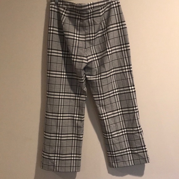 Zara plaid wide leg pant - Picture 3 of 4
